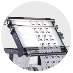Sloped inspection table
