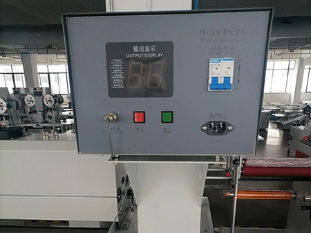 Corona treater power supply and control panel